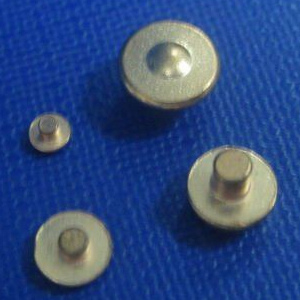 Silver tungsten electrical contacts