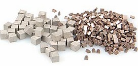 Tungsten alloy cube